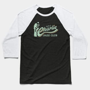 Charlie Jazz Club Vintage Retro Style Baseball T-Shirt